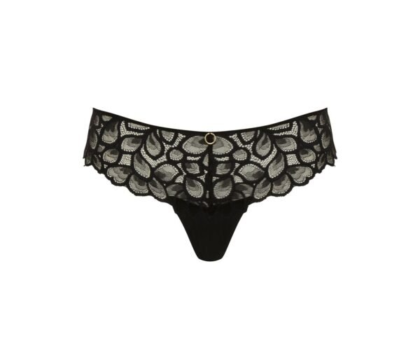 Calcinha Brazilian Allure preto/bege - Image 8